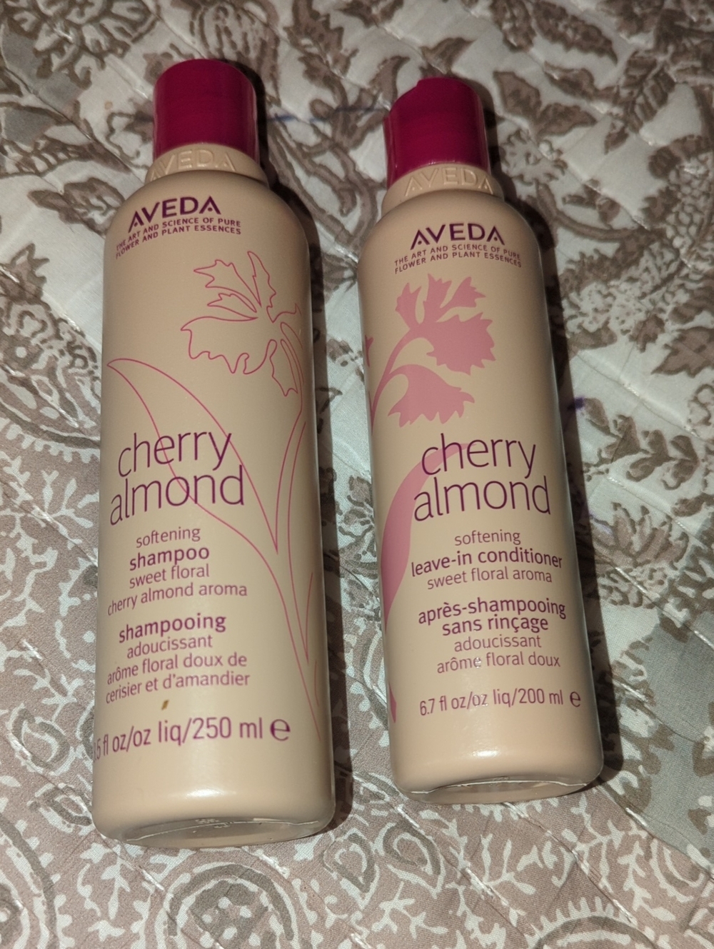 Bundle-AVEDA Cherry Almond Softening Shampoo & Leave-In Conditioner -